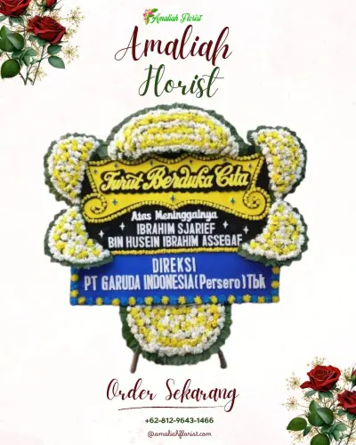 Papan Bunga Duka di Cikatomas